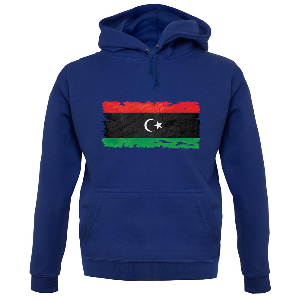 Libya Grunge Style Flag unisex hoodie Libya Grunge Style Flag unisex hoodie