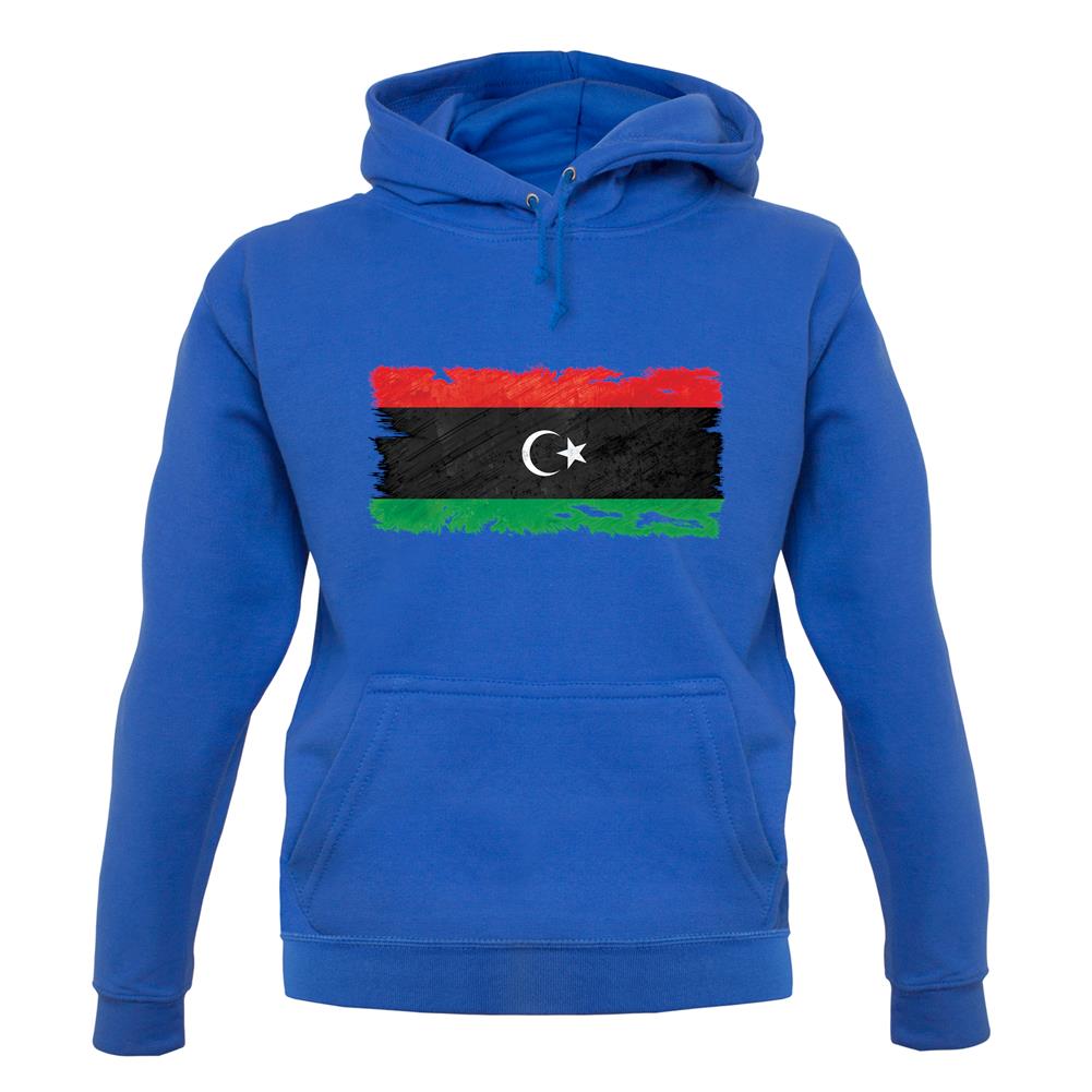 Libya Grunge Style Flag unisex hoodie Libya Grunge Style Flag unisex hoodie
