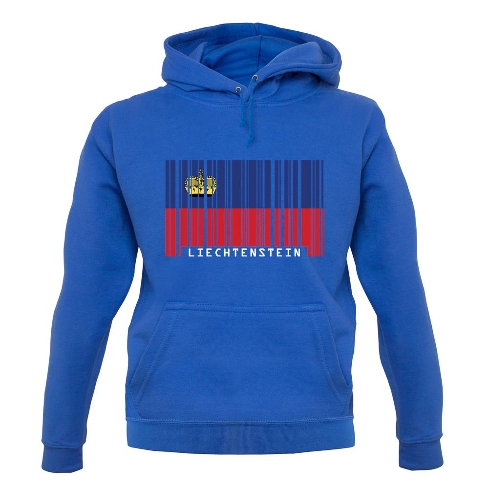Liechtenstein Barcode Style Flag unisex hoodie Liechtenstein Barcode Style Flag unisex hoodie