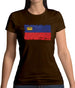Liechtenstein Grunge Style Flag Womens T-Shirt Liechtenstein Grunge Style Flag Womens T-Shirt