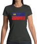 Liechtenstein Grunge Style Flag Womens T-Shirt Liechtenstein Grunge Style Flag Womens T-Shirt