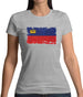 Liechtenstein Grunge Style Flag Womens T-Shirt Liechtenstein Grunge Style Flag Womens T-Shirt