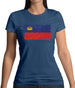 Liechtenstein Grunge Style Flag Womens T-Shirt Liechtenstein Grunge Style Flag Womens T-Shirt