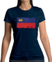 Liechtenstein Grunge Style Flag Womens T-Shirt Liechtenstein Grunge Style Flag Womens T-Shirt