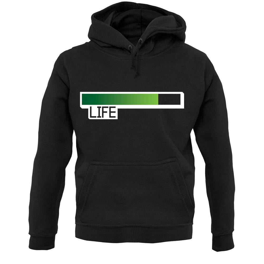 Life Bar Video Games Unisex Hoodie