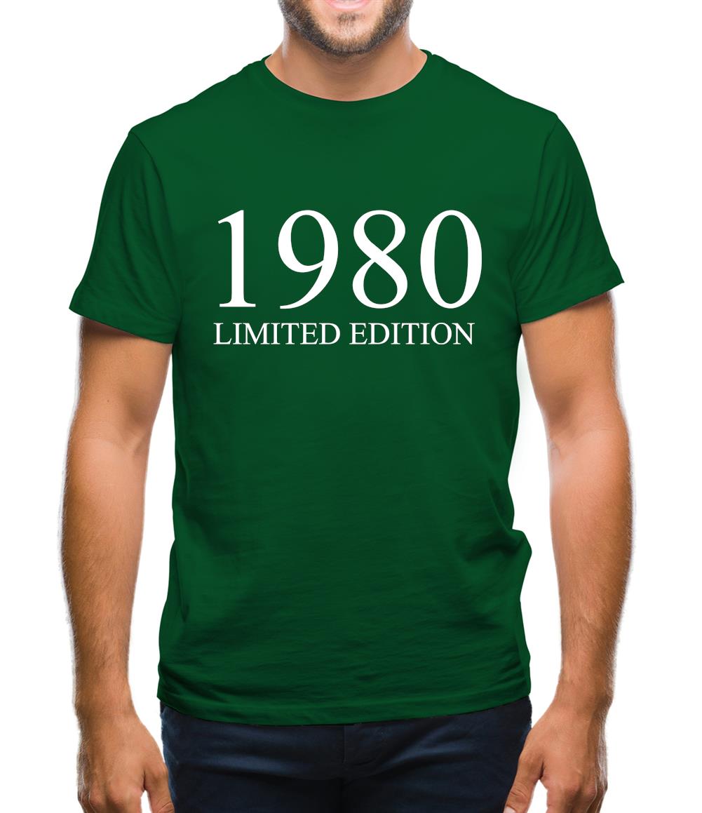 Limited Edition 1980 Mens T-Shirt Limited Edition 1980 Mens T-Shirt