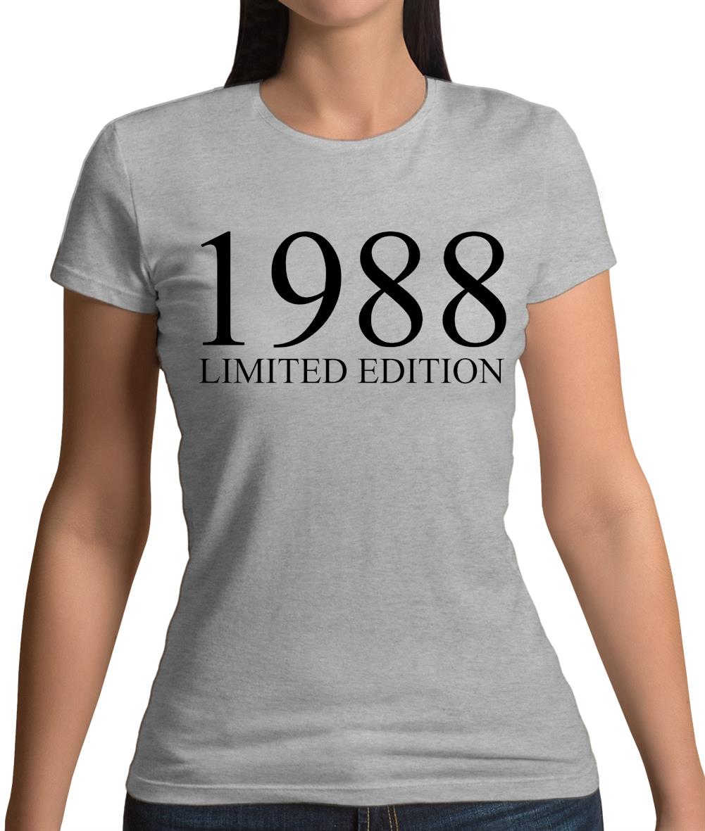 Limited Edition 1988 Womens T-Shirt Limited Edition 1988 Womens T-Shirt