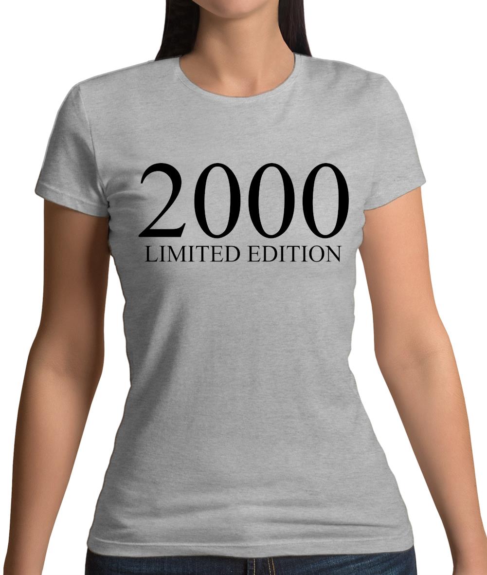 Limited Edition 2000 Womens T-Shirt Limited Edition 2000 Womens T-Shirt