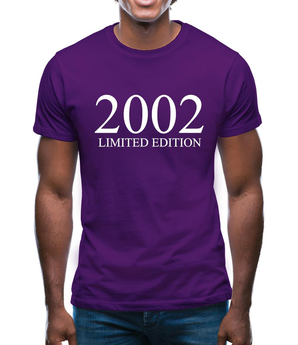 Limited Edition 2002 Mens T-Shirt Limited Edition 2002 Mens T-Shirt