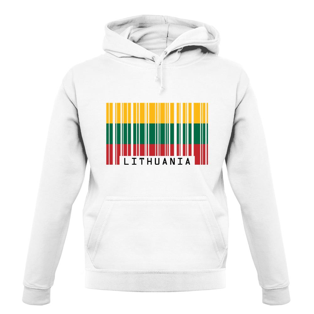 Lithuania Barcode Style Flag unisex hoodie Lithuania Barcode Style Flag unisex hoodie
