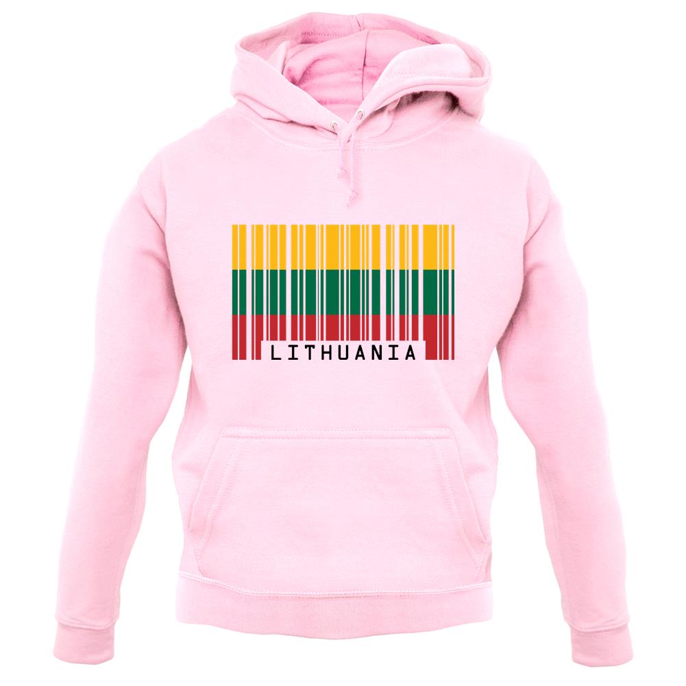 Lithuania Barcode Style Flag unisex hoodie Lithuania Barcode Style Flag unisex hoodie