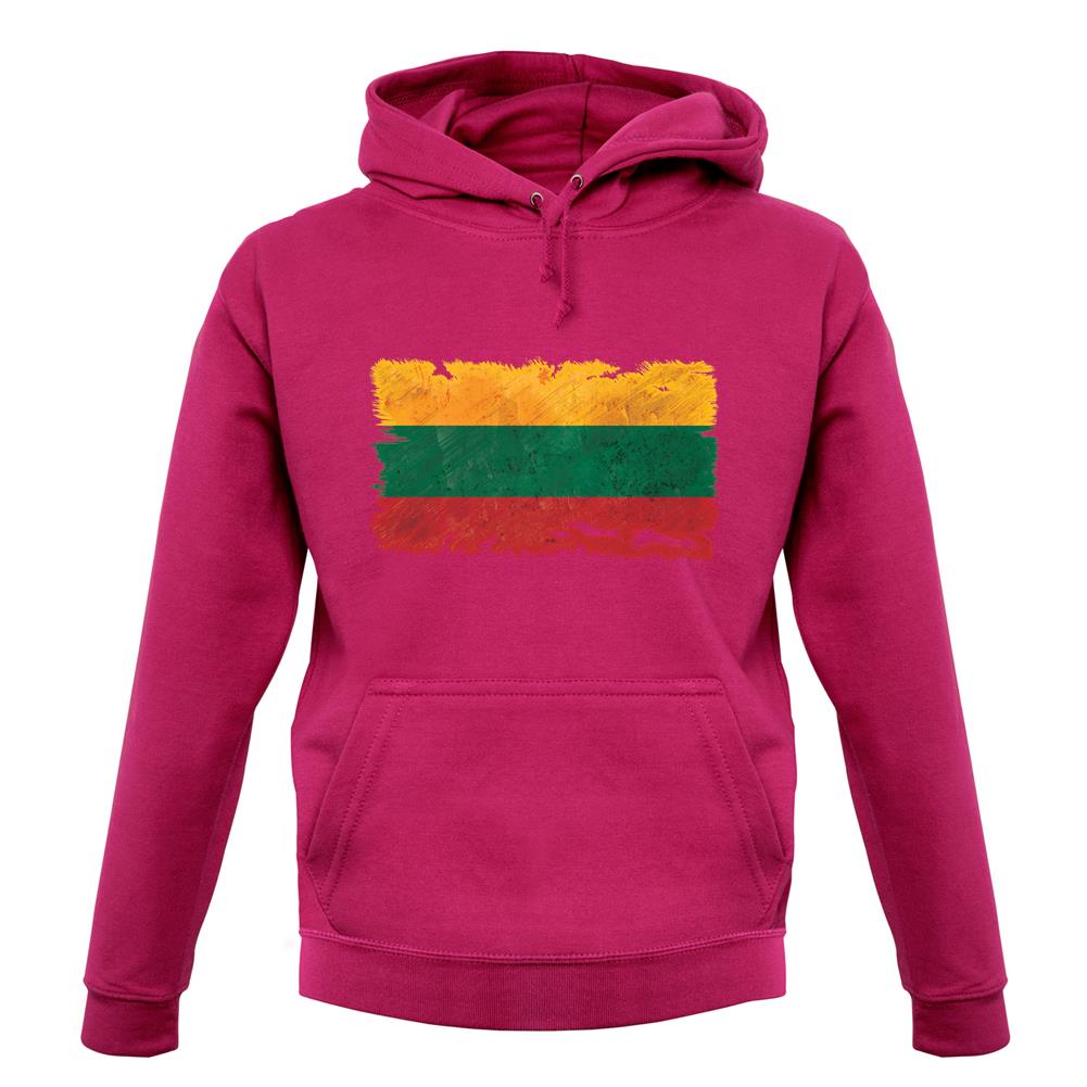 Lithuania Grunge Style Flag unisex hoodie Lithuania Grunge Style Flag unisex hoodie