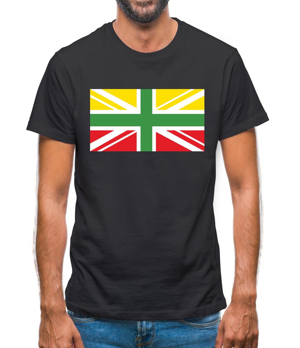 Lithuanian Union Jack Mens T-Shirt Lithuanian Union Jack Mens T-Shirt