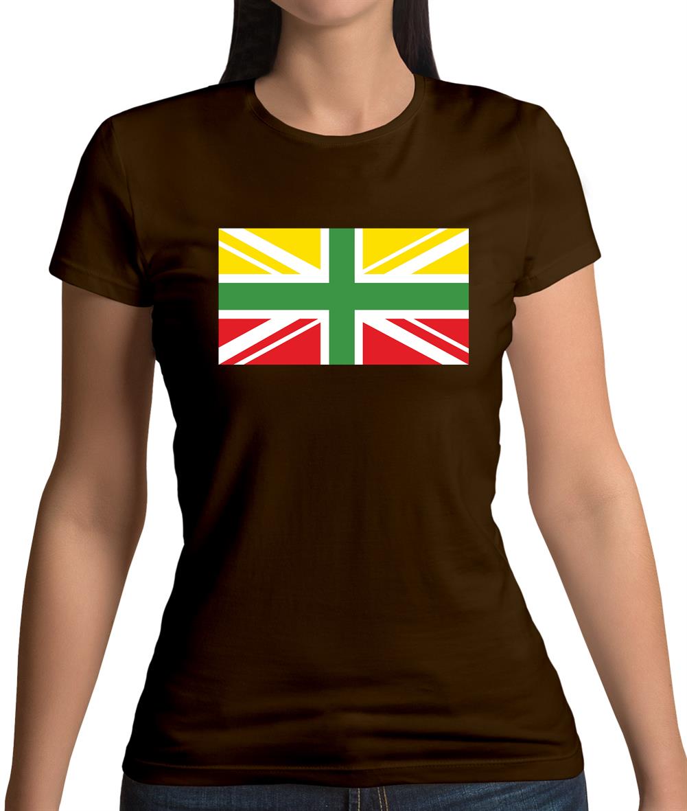 Lithuanian Union Jack Womens T-Shirt Lithuanian Union Jack Womens T-Shirt