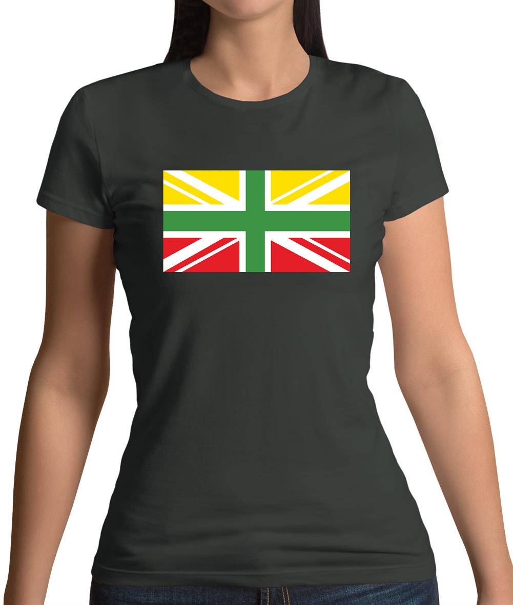 Lithuanian Union Jack Womens T-Shirt Lithuanian Union Jack Womens T-Shirt