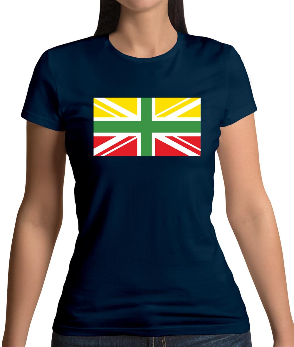 Lithuanian Union Jack Womens T-Shirt Lithuanian Union Jack Womens T-Shirt