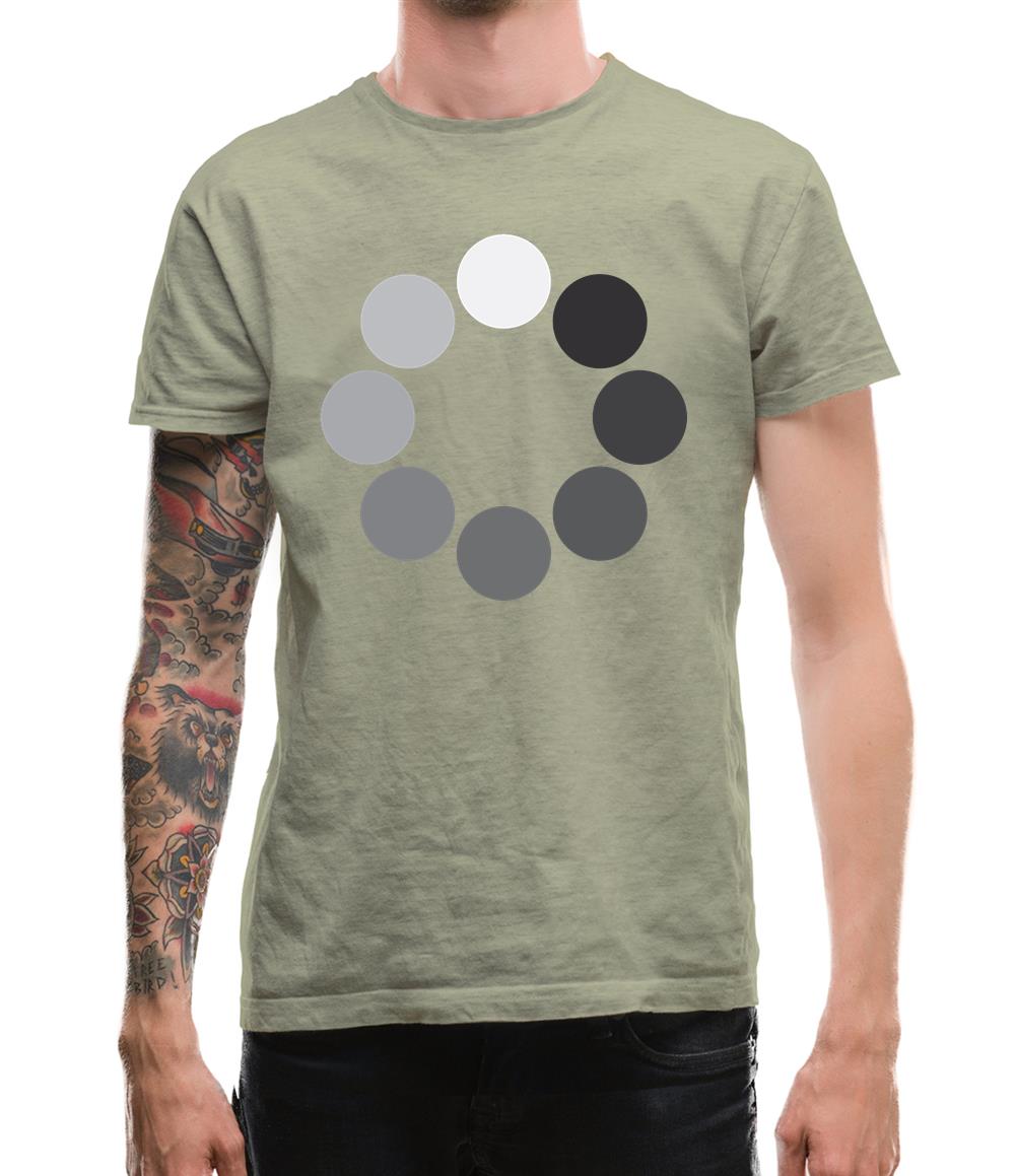 Loading Screen Buffering Circles Mens T-Shirt Loading Screen Buffering Circles Mens T-Shirt