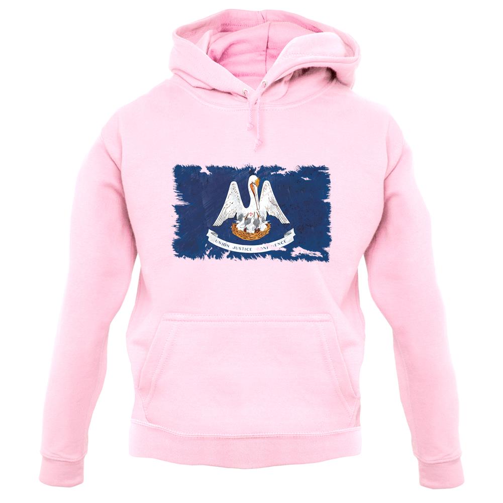 Louisiana Grunge Style Flag unisex hoodie Louisiana Grunge Style Flag unisex hoodie