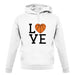 I Love Basketball unisex hoodie I Love Basketball unisex hoodie