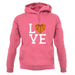 I Love Basketball Unisex Hoodie I Love Basketball Unisex Hoodie