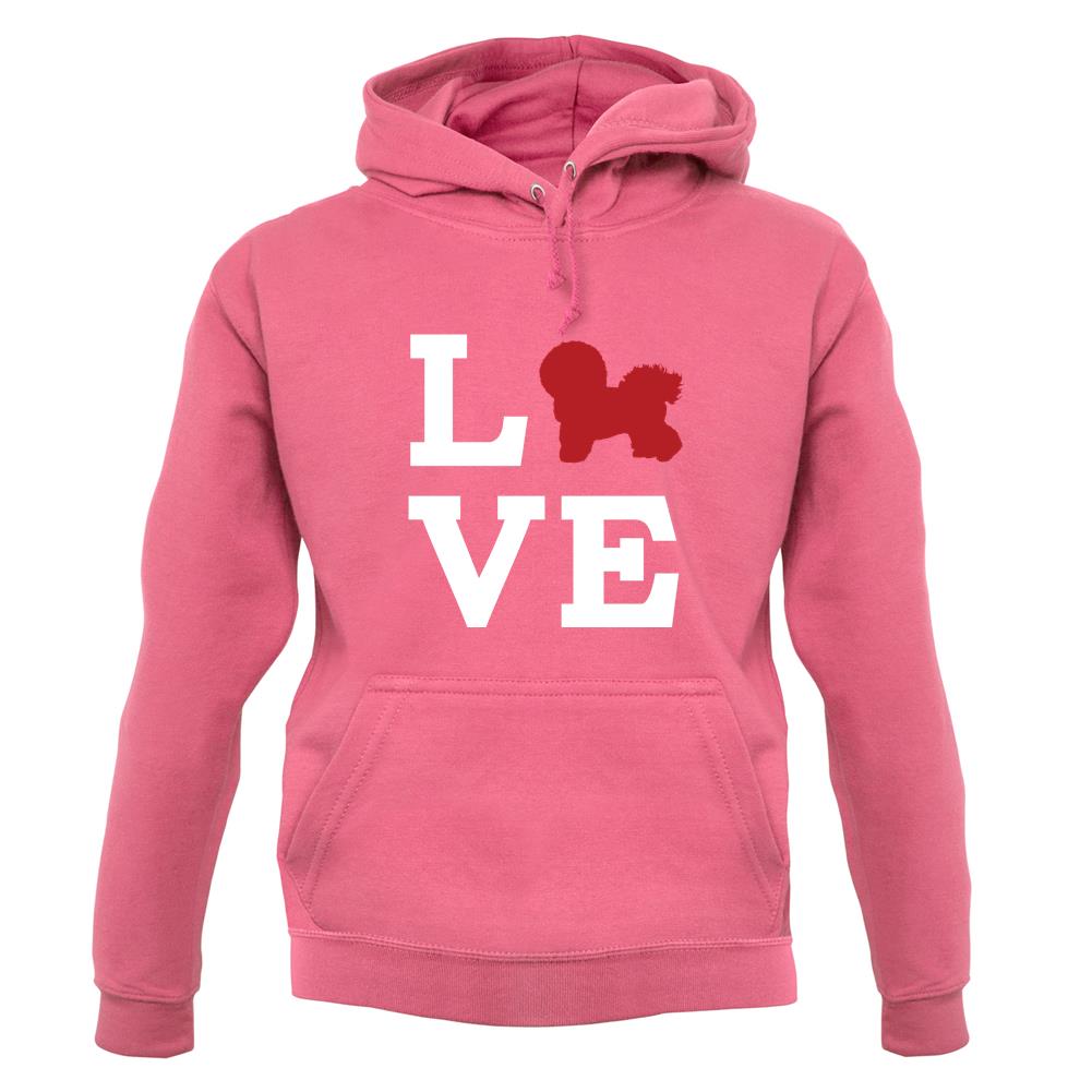 Love Bichons Frise Dog Silhouette unisex hoodie Love Bichons Frise Dog Silhouette unisex hoodie
