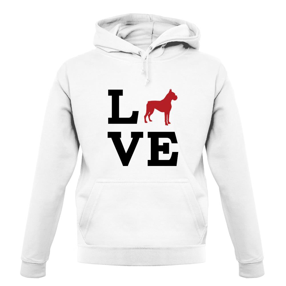 Love Cane Corso Dog Silhouette unisex hoodie Love Cane Corso Dog Silhouette unisex hoodie