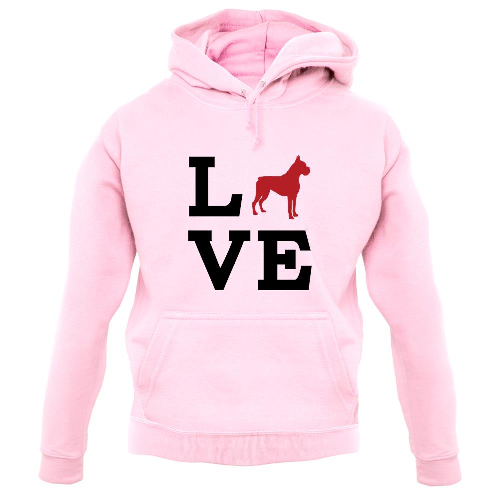 Love Cane Corso Dog Silhouette unisex hoodie Love Cane Corso Dog Silhouette unisex hoodie