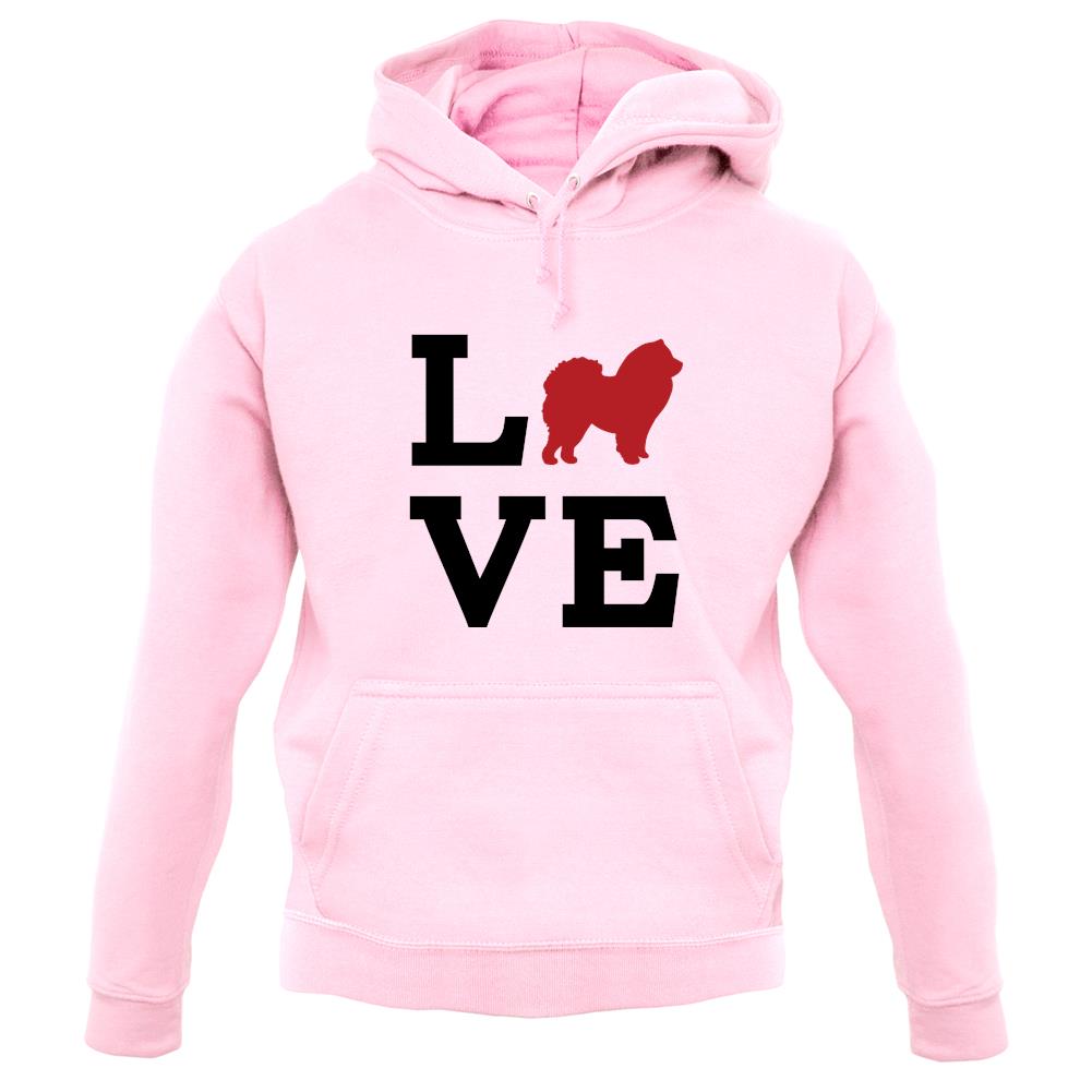 Love Chow Chow Dog Silhouette unisex hoodie Love Chow Chow Dog Silhouette unisex hoodie