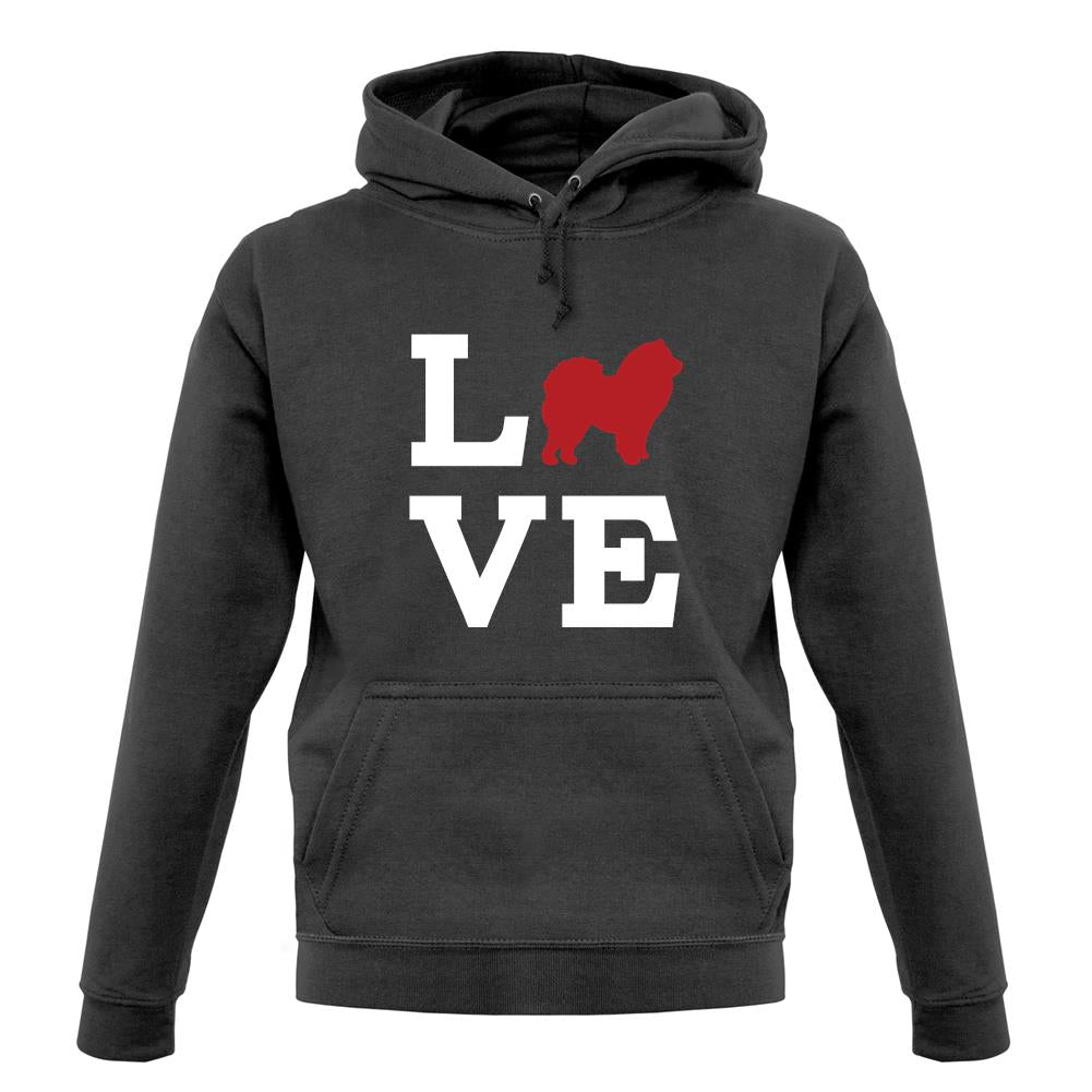 Love Chow Chow Dog Silhouette unisex hoodie Love Chow Chow Dog Silhouette unisex hoodie