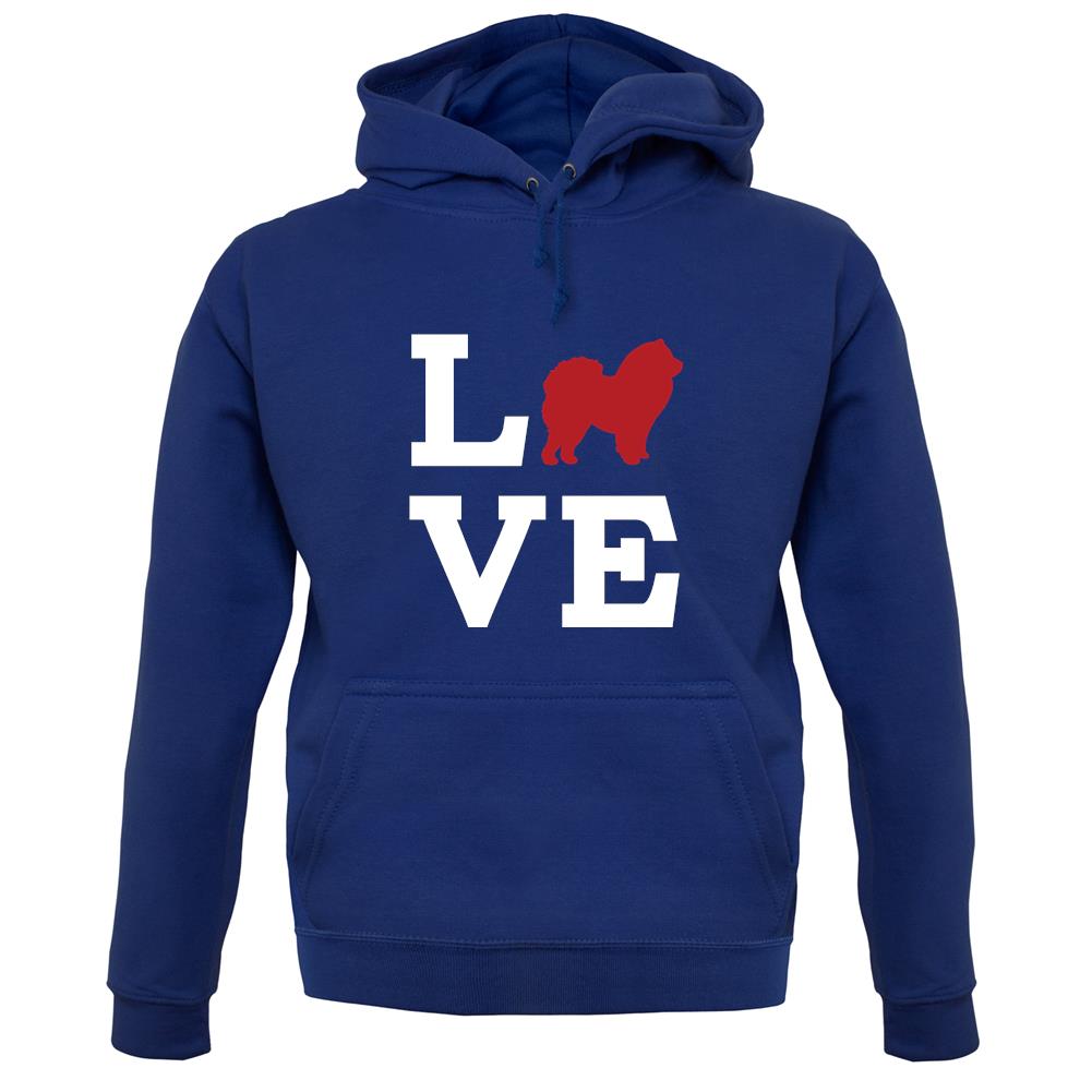Love Chow Chow Dog Silhouette unisex hoodie Love Chow Chow Dog Silhouette unisex hoodie