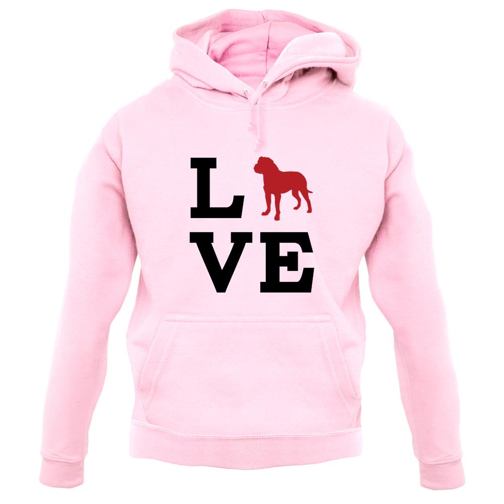 Love Dogue De Bourdeau Dog Silhouette unisex hoodie Love Dogue De Bourdeau Dog Silhouette unisex hoodie