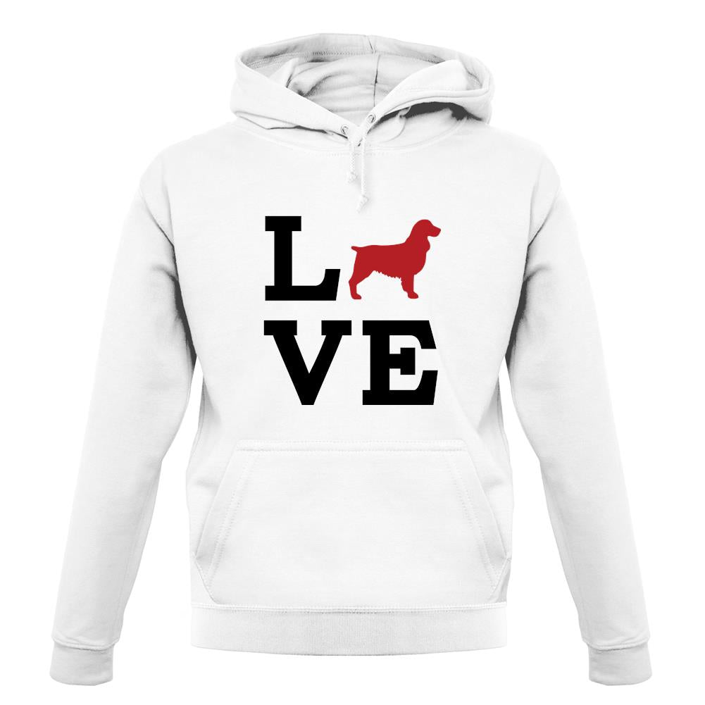 Love English Springer Spaniel Dog Silhouette unisex hoodie Love English Springer Spaniel Dog Silhouette unisex hoodie