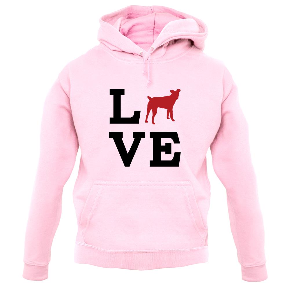 Love Jack Russell Terrier Dog Silhouette unisex hoodie Love Jack Russell Terrier Dog Silhouette unisex hoodie