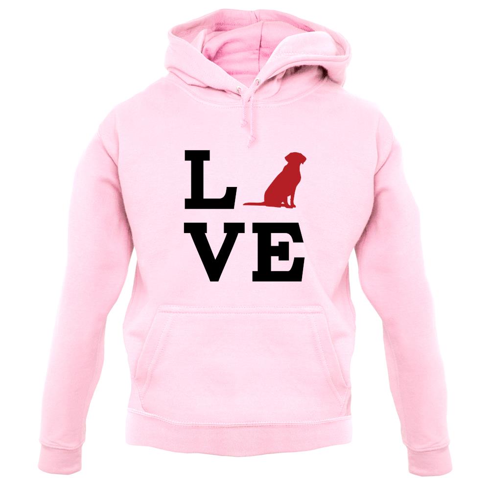 Love Labrador Dog Silhouette unisex hoodie Love Labrador Dog Silhouette unisex hoodie