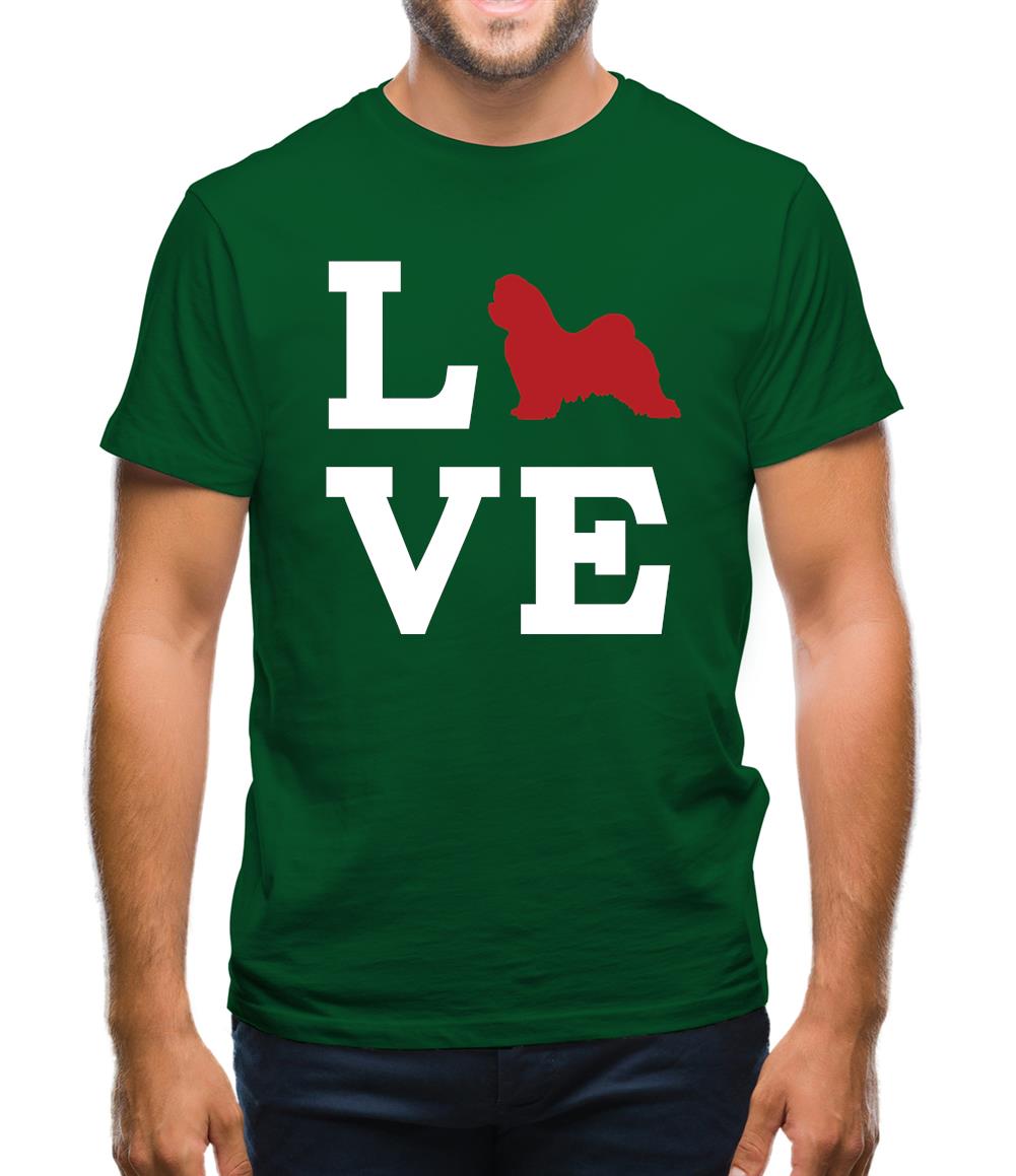 Love Maltese Dog Silhouette Mens T-Shirt Love Maltese Dog Silhouette Mens T-Shirt