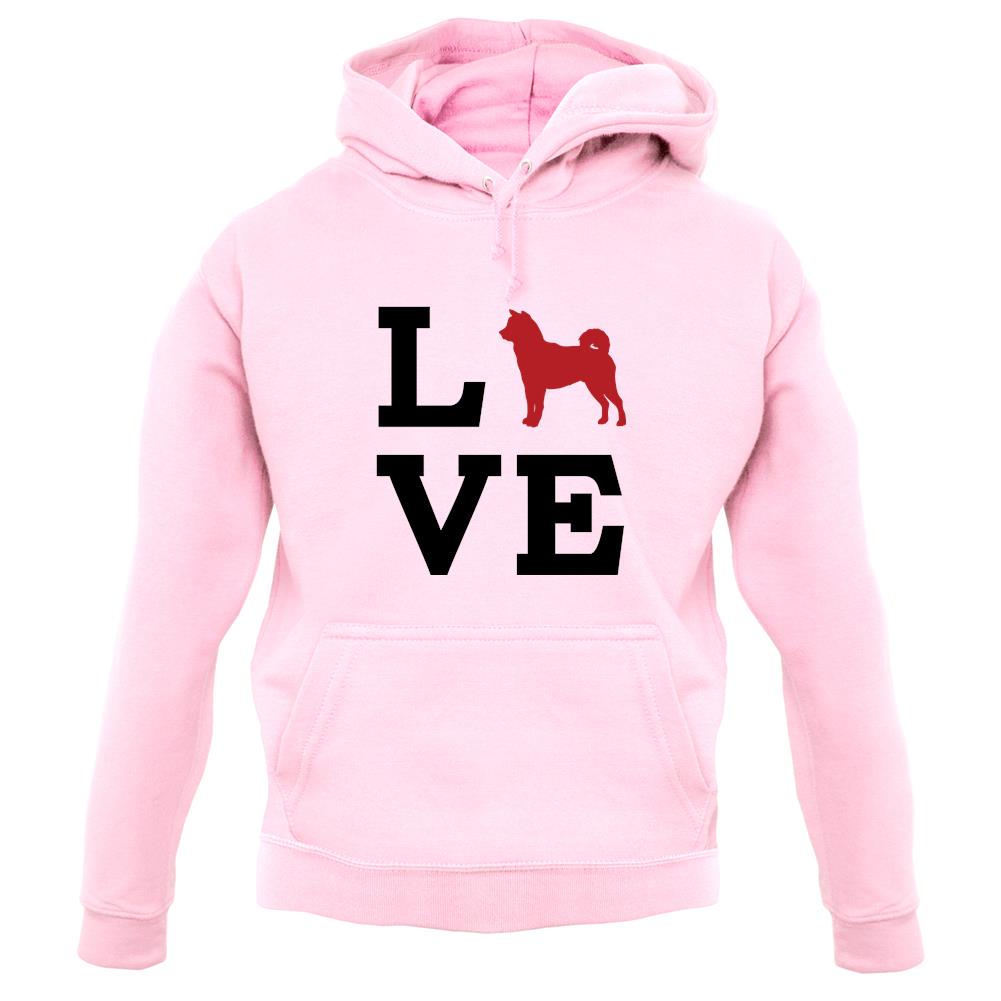 Love Shiba Inu Dog Silhouette unisex hoodie Love Shiba Inu Dog Silhouette unisex hoodie