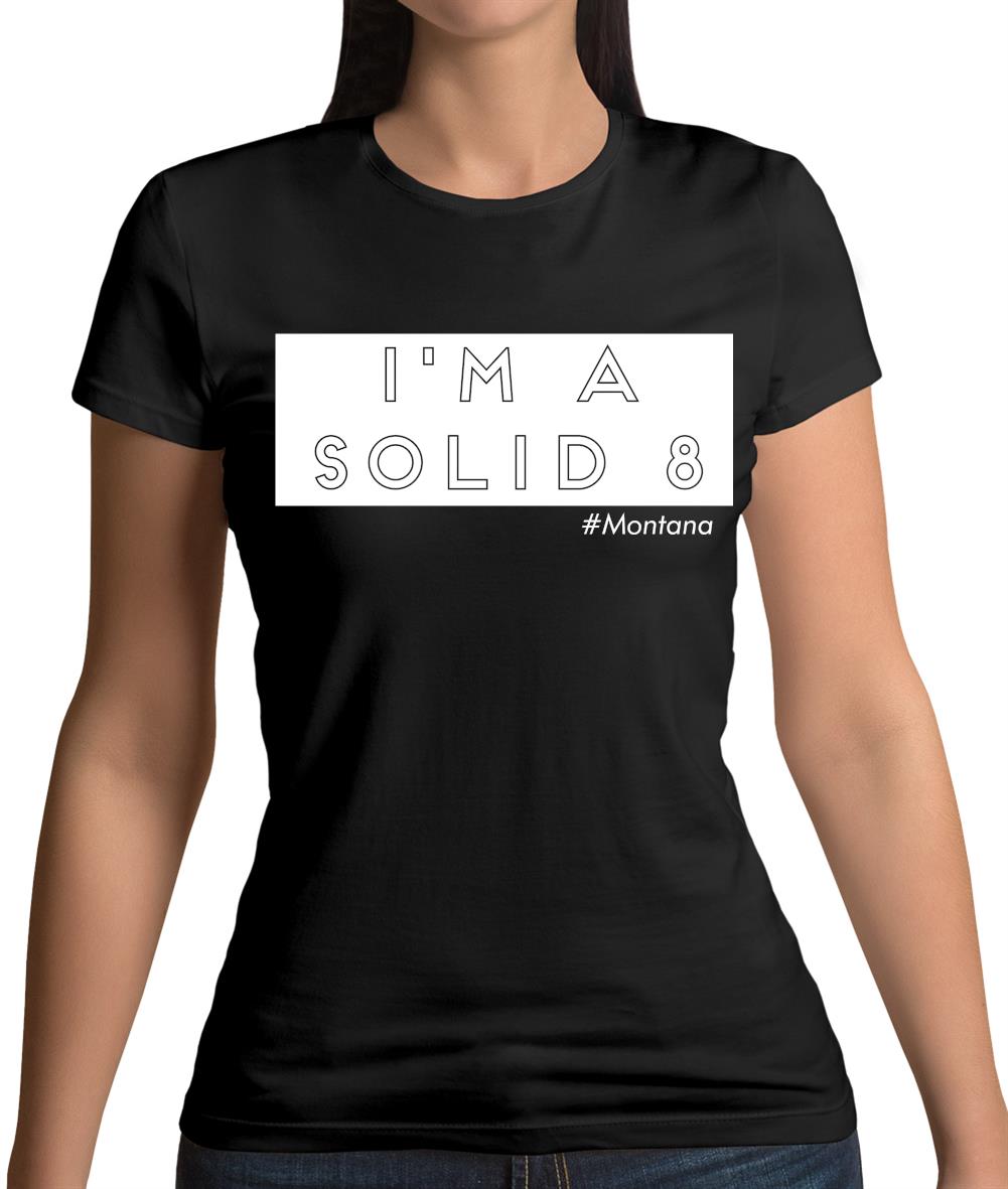 Love Island Solid 8 Solid 8 Womens T-Shirt Love Island Solid 8 Solid 8 Womens T-Shirt