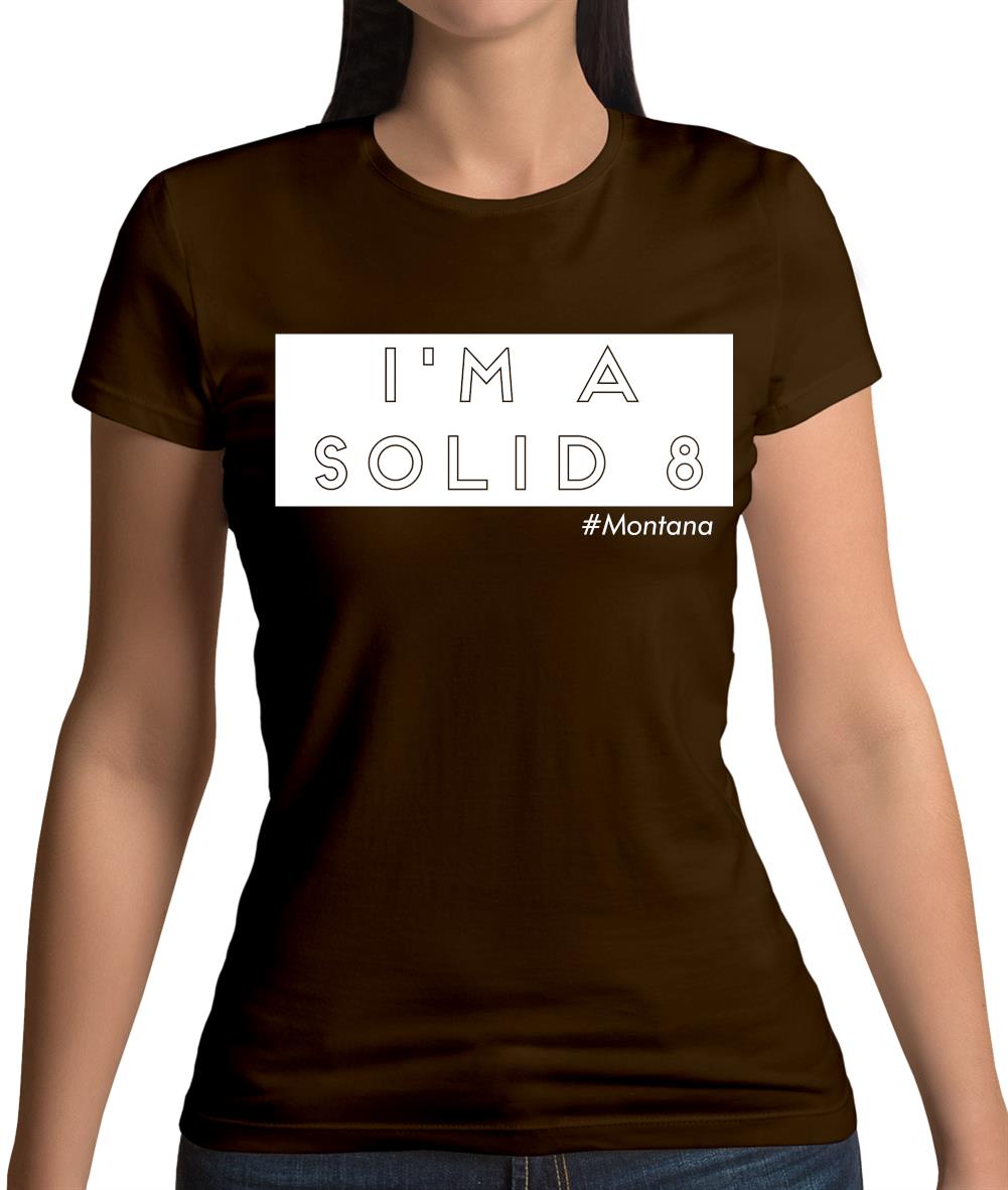 Love Island Solid 8 Solid 8 Womens T-Shirt Love Island Solid 8 Solid 8 Womens T-Shirt