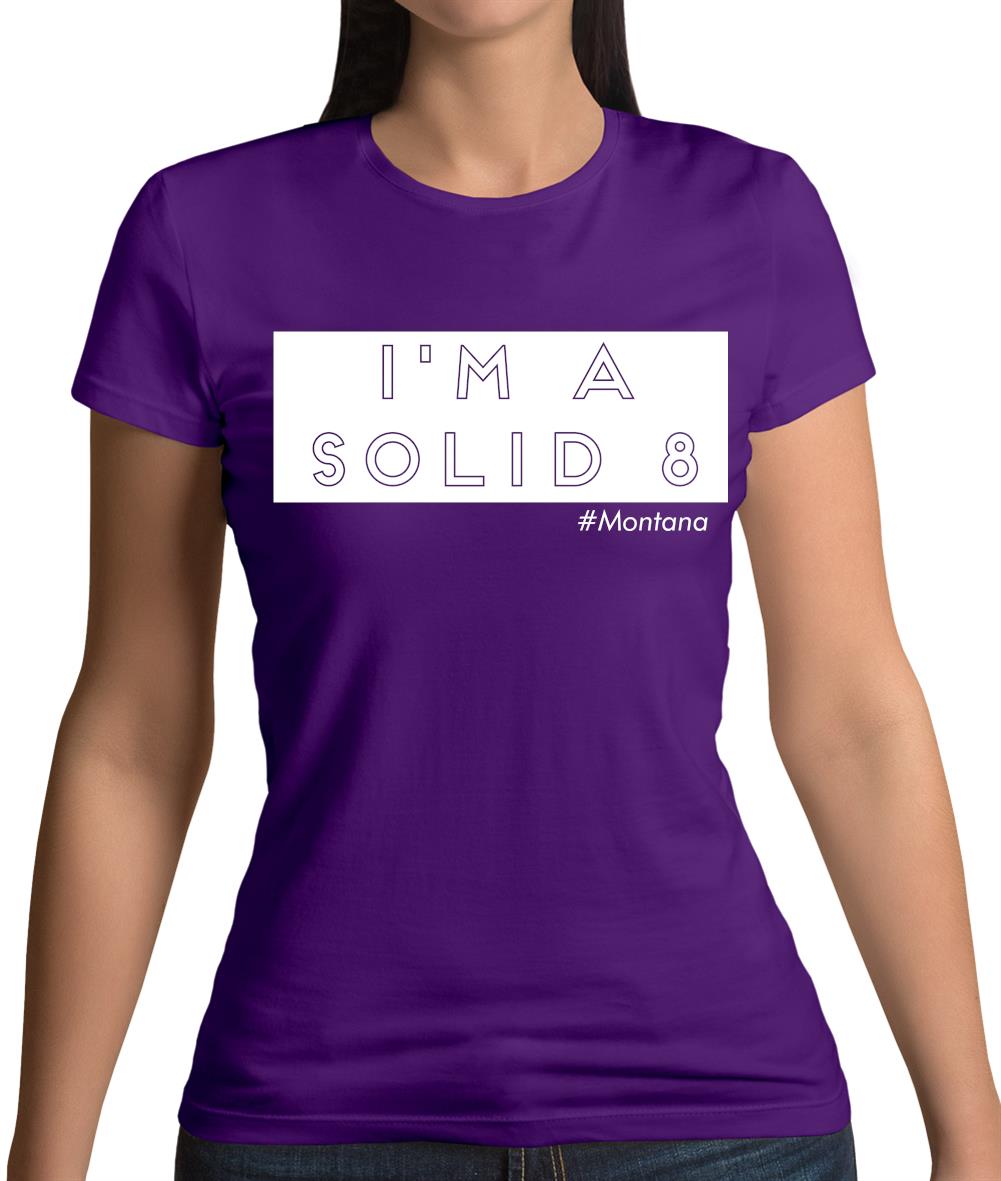 Love Island Solid 8 Solid 8 Womens T-Shirt Love Island Solid 8 Solid 8 Womens T-Shirt