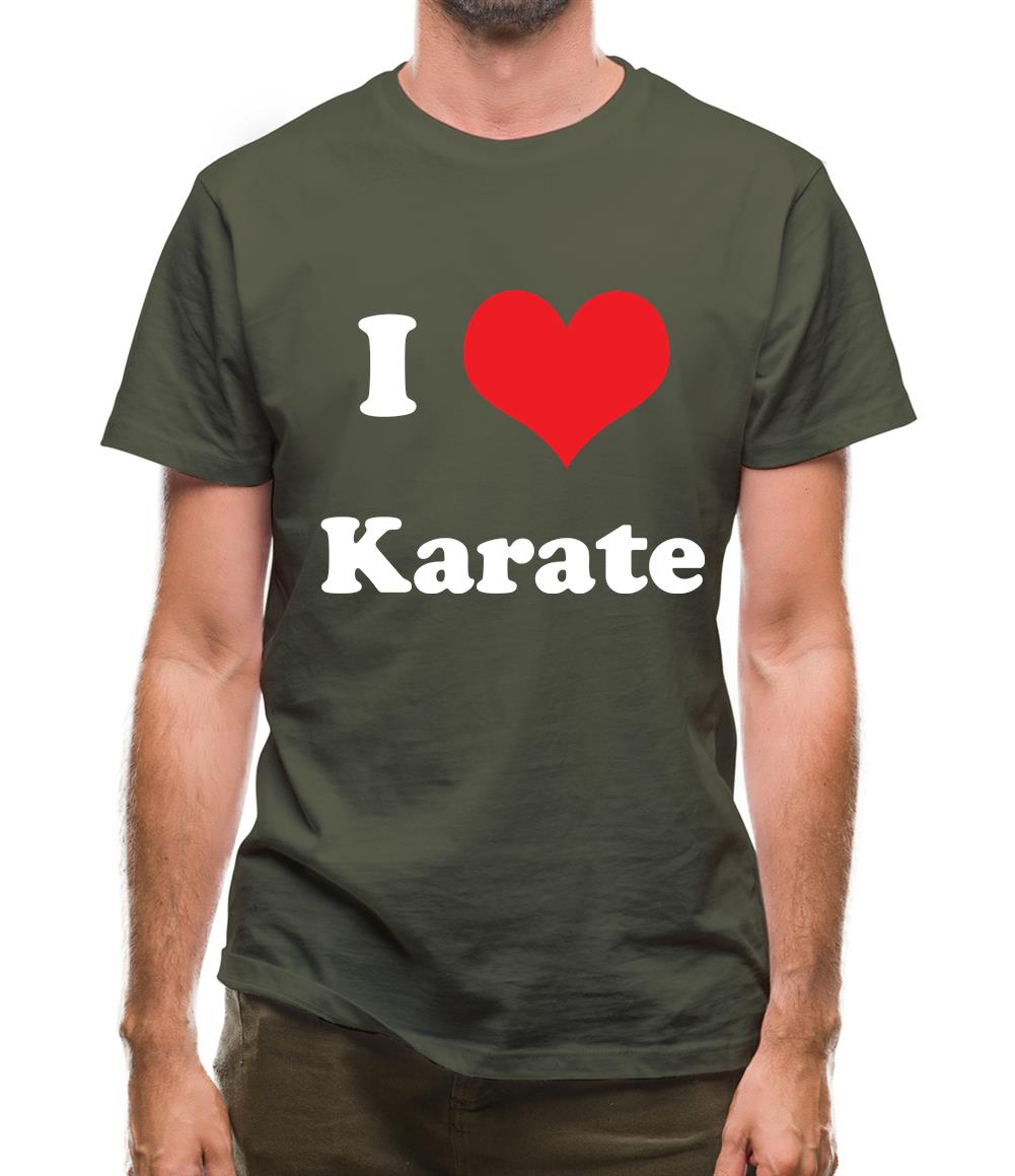 I Love Karate Mens T-Shirt I Love Karate Mens T-Shirt