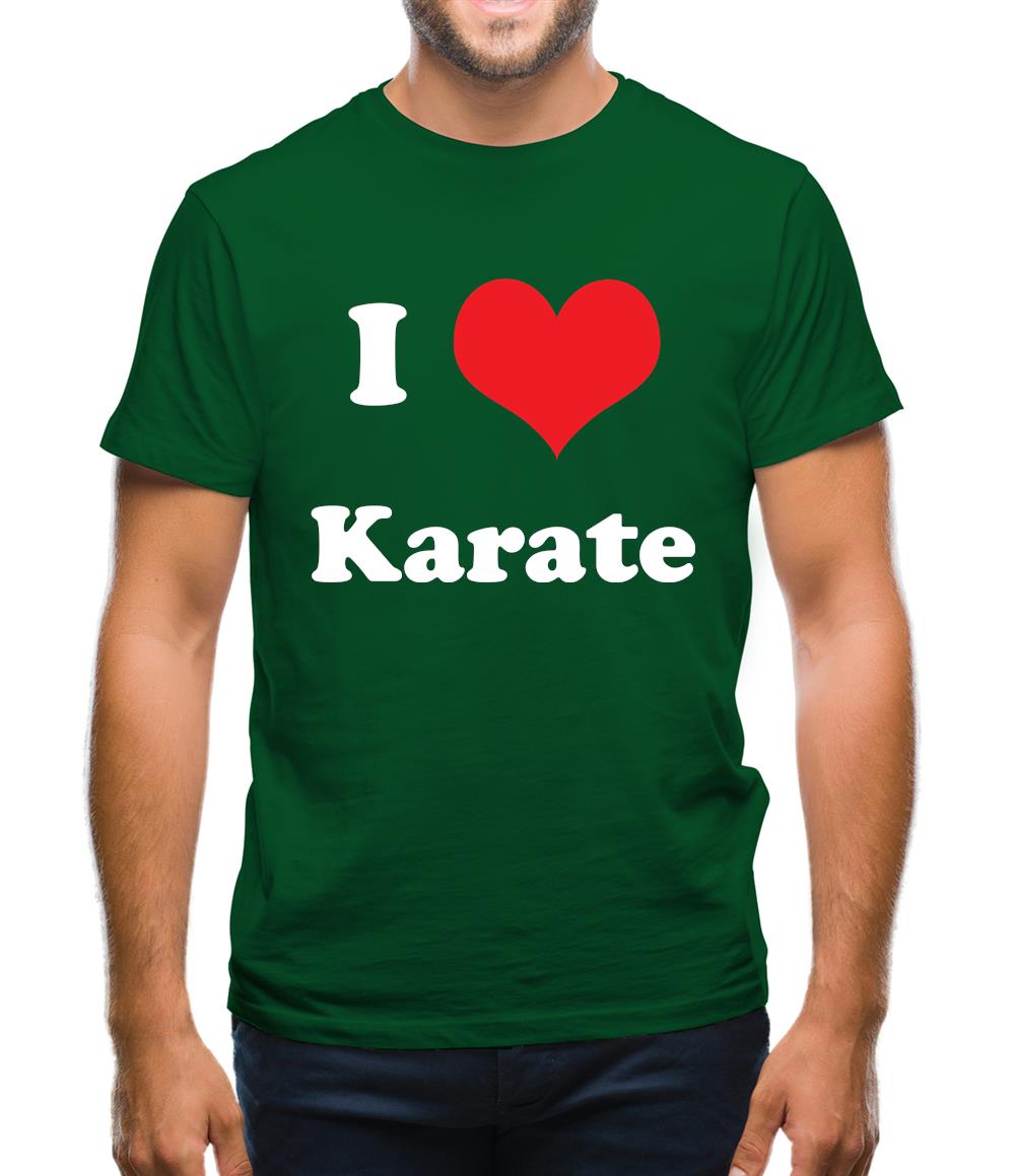 I Love Karate Mens T-Shirt I Love Karate Mens T-Shirt
