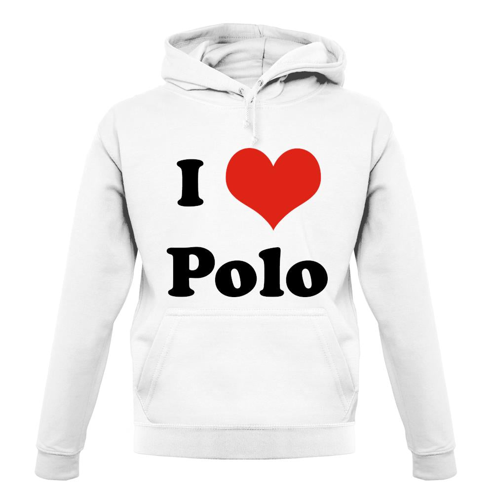 I Love Polo unisex hoodie I Love Polo unisex hoodie