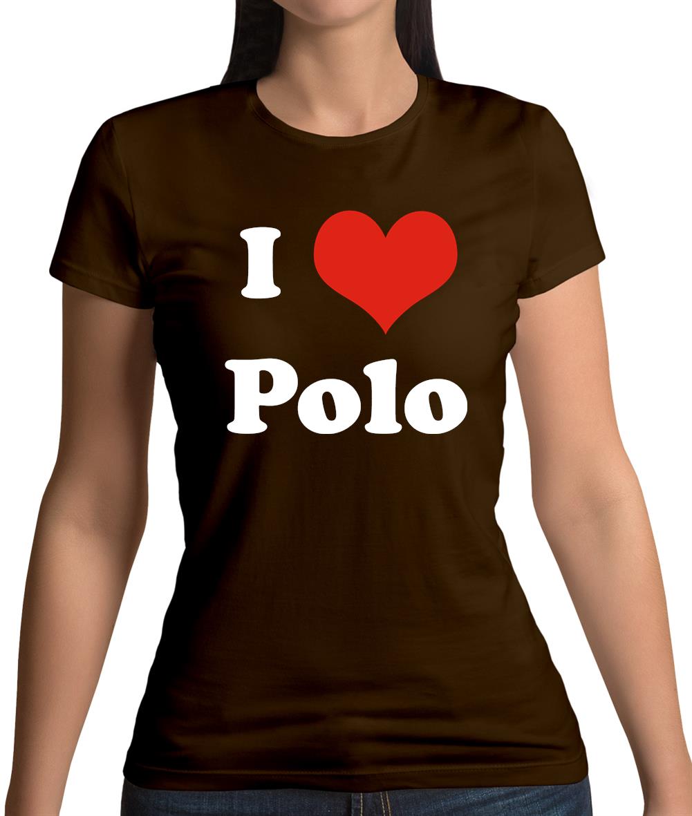 I Love Polo Womens T-Shirt I Love Polo Womens T-Shirt