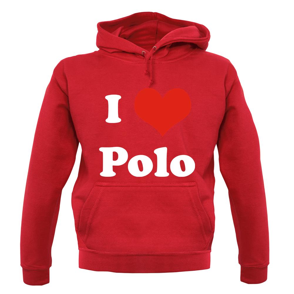 I Love Polo unisex hoodie I Love Polo unisex hoodie