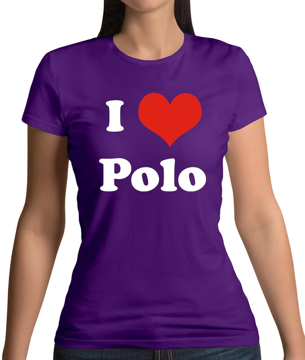 I Love Polo Womens T-Shirt I Love Polo Womens T-Shirt
