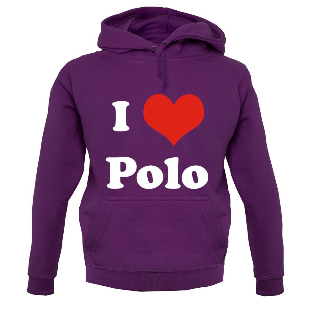 I Love Polo unisex hoodie I Love Polo unisex hoodie
