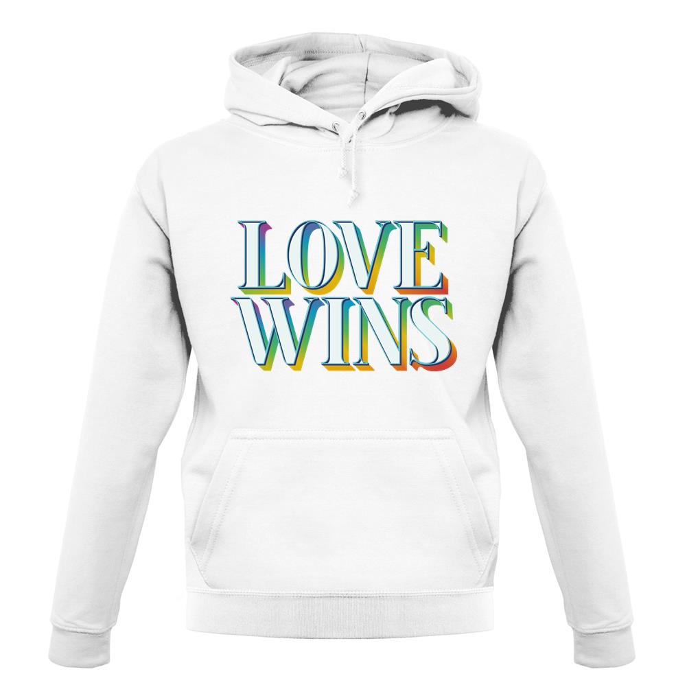 Love Wins unisex hoodie Love Wins unisex hoodie