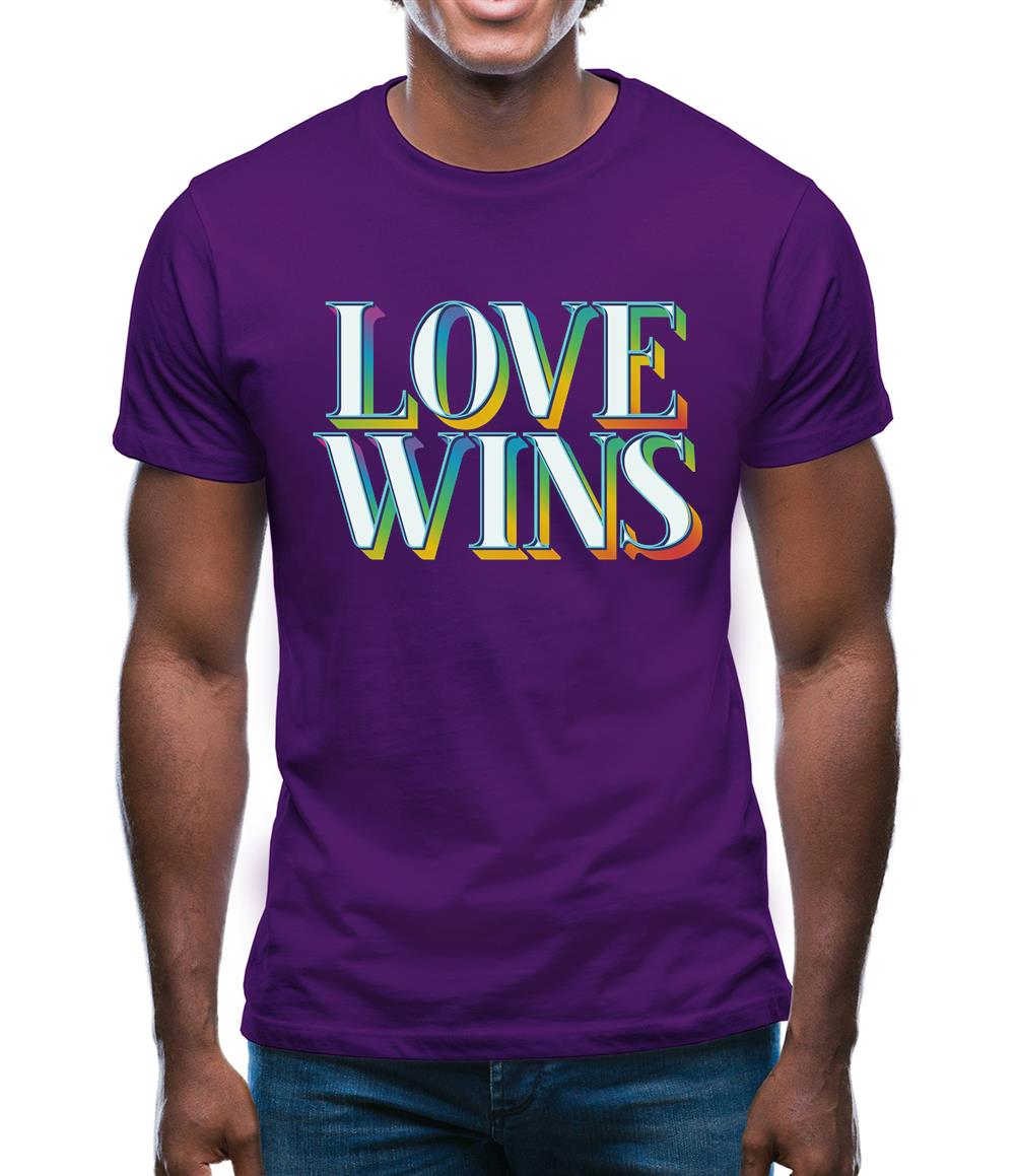 Love Wins Mens T-Shirt Love Wins Mens T-Shirt