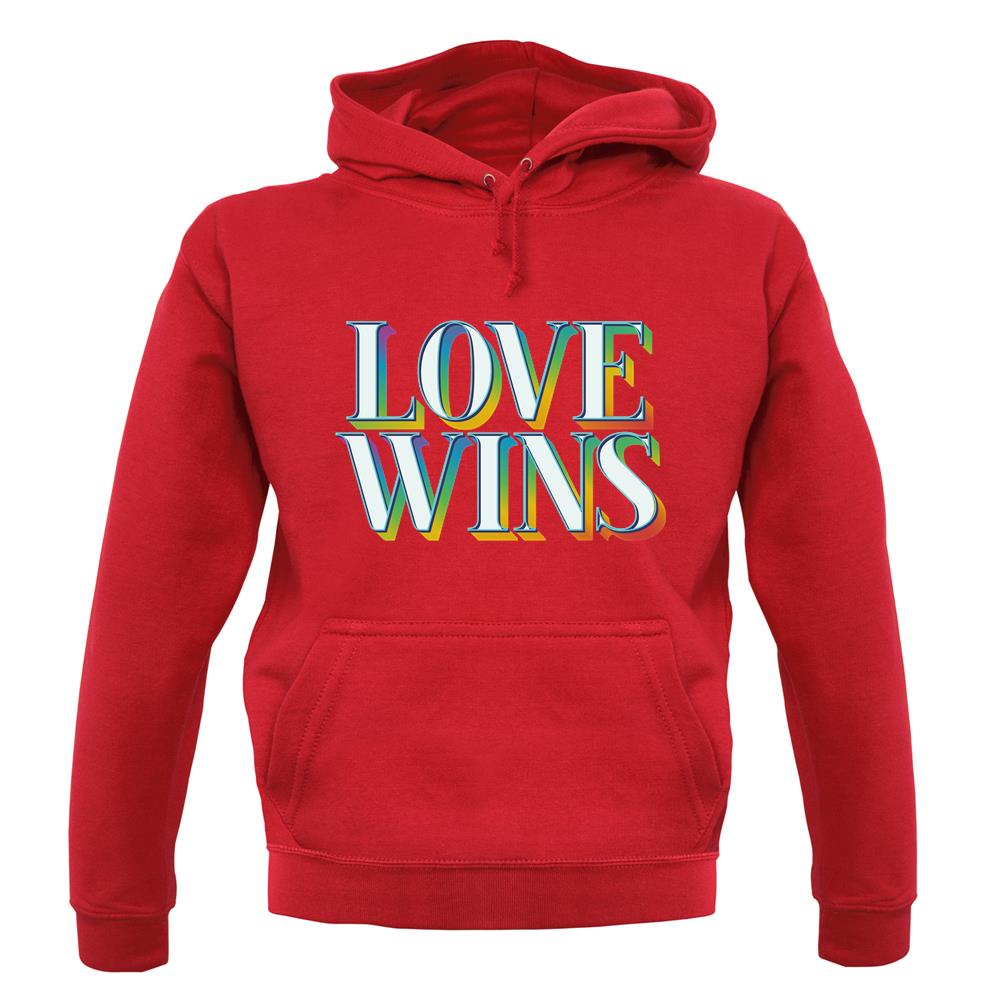 Love Wins unisex hoodie Love Wins unisex hoodie