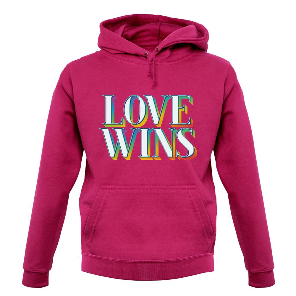Love Wins unisex hoodie Love Wins unisex hoodie